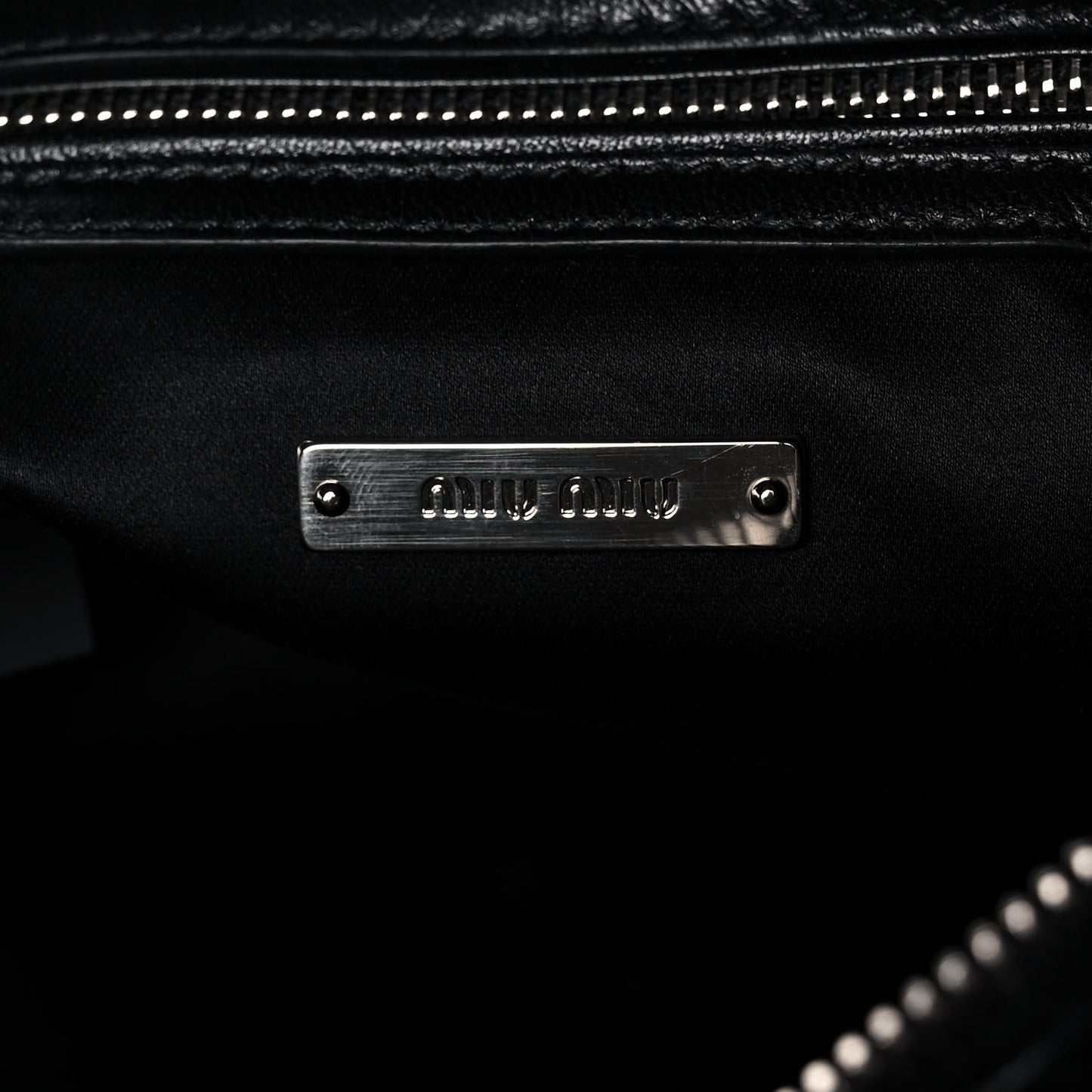 Rabbit Fur Embellished Crossbody Black