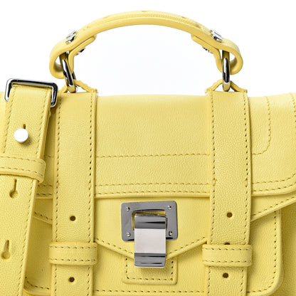 Proenza Schouler Lambskin Micro PS1 Satchel Canary Yellow 6 of 8