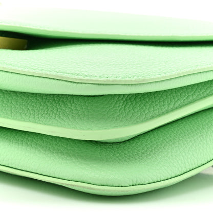 Bottega Veneta Calfskin Mount Envelope Bag Wasabi 8 of 15