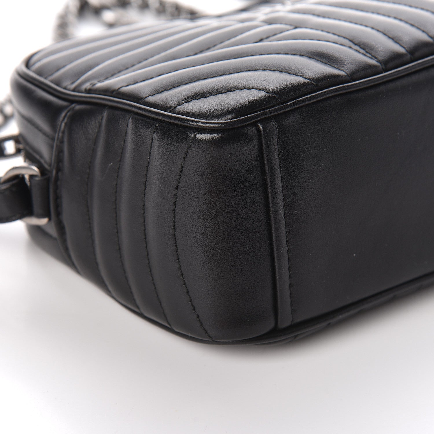 Prada Soft Calfskin Diagramme Crossbody Bag Black 5 of 9