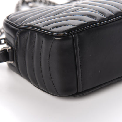 Prada Soft Calfskin Diagramme Crossbody Bag Black 5 of 9