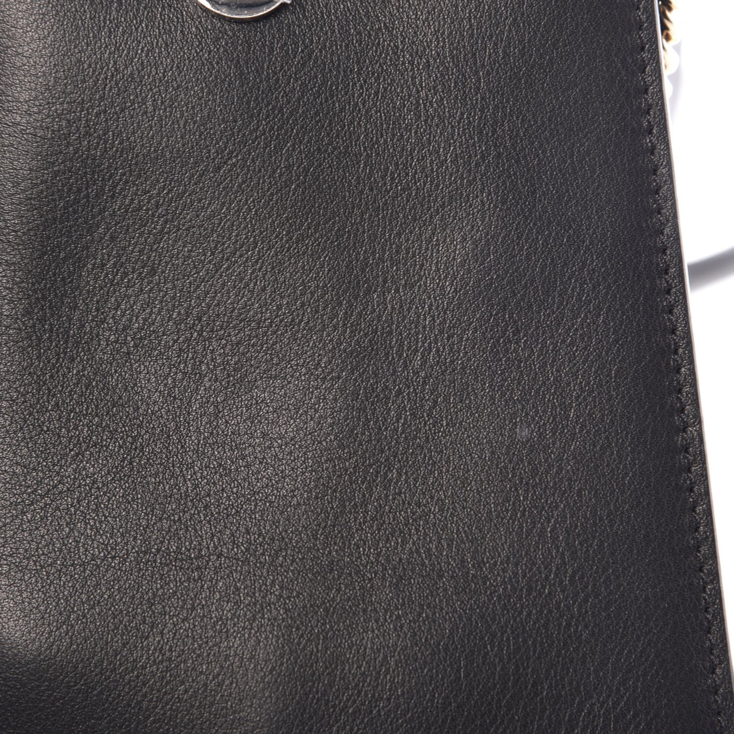 Suede Calfskin Mini Faye Bracelet Bag Black