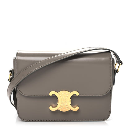 Celine Shiny Calfskin Teen Triomphe Pebble 1 of 10