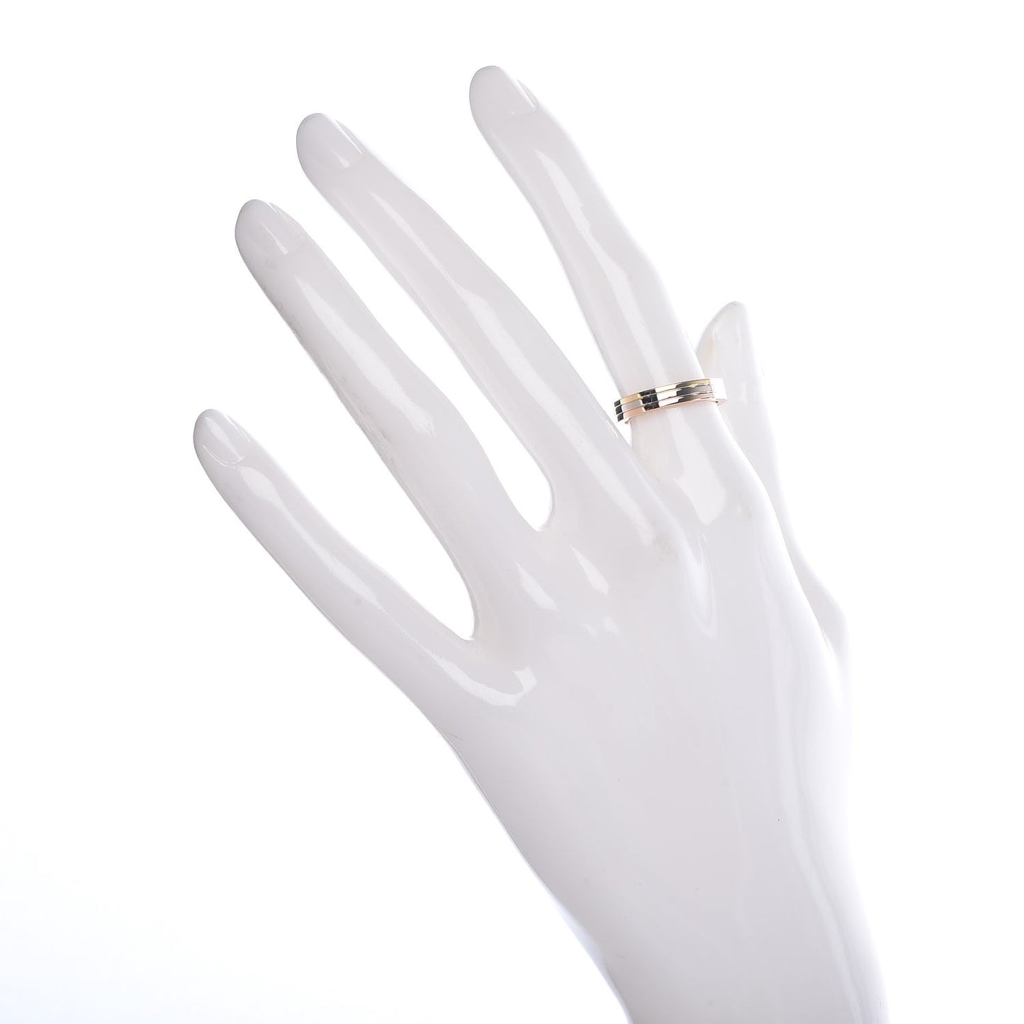 18K Pink White Yellow Gold 3.5mm Vendome Louis Cartier Wedding Band Ring 49 4.75