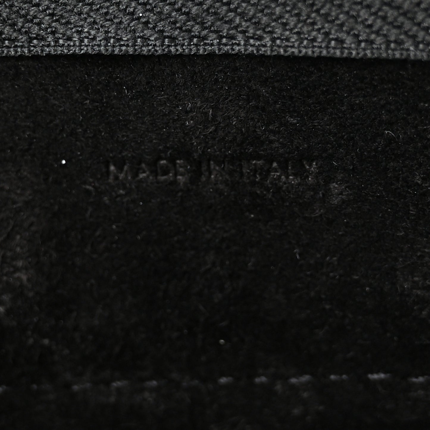 Grained Calfskin Nano Belt Bag Black