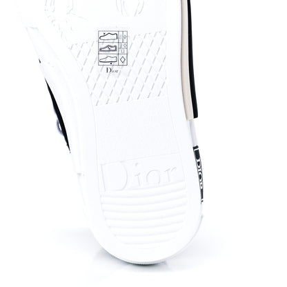 Christian Dior Oblique Kumo Mens B23 High Top Sneakers 40 Black Beige 6 of 8