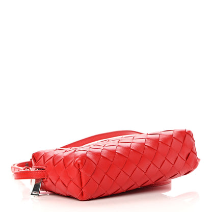 Bottega Veneta Nappa Intrecciato Mini Crossbody Bright Red 4 of 11