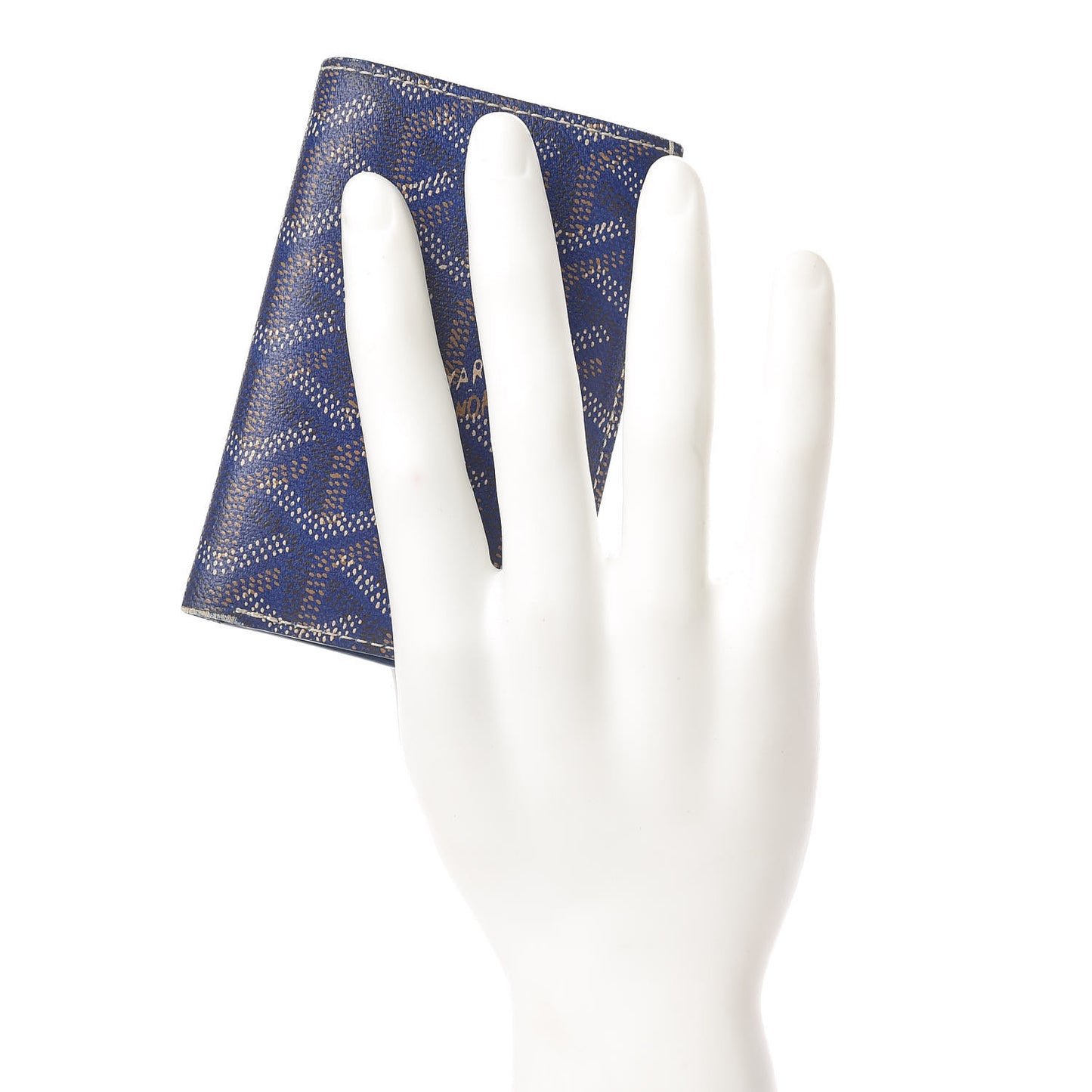 Chevron Bifold Wallet Navy