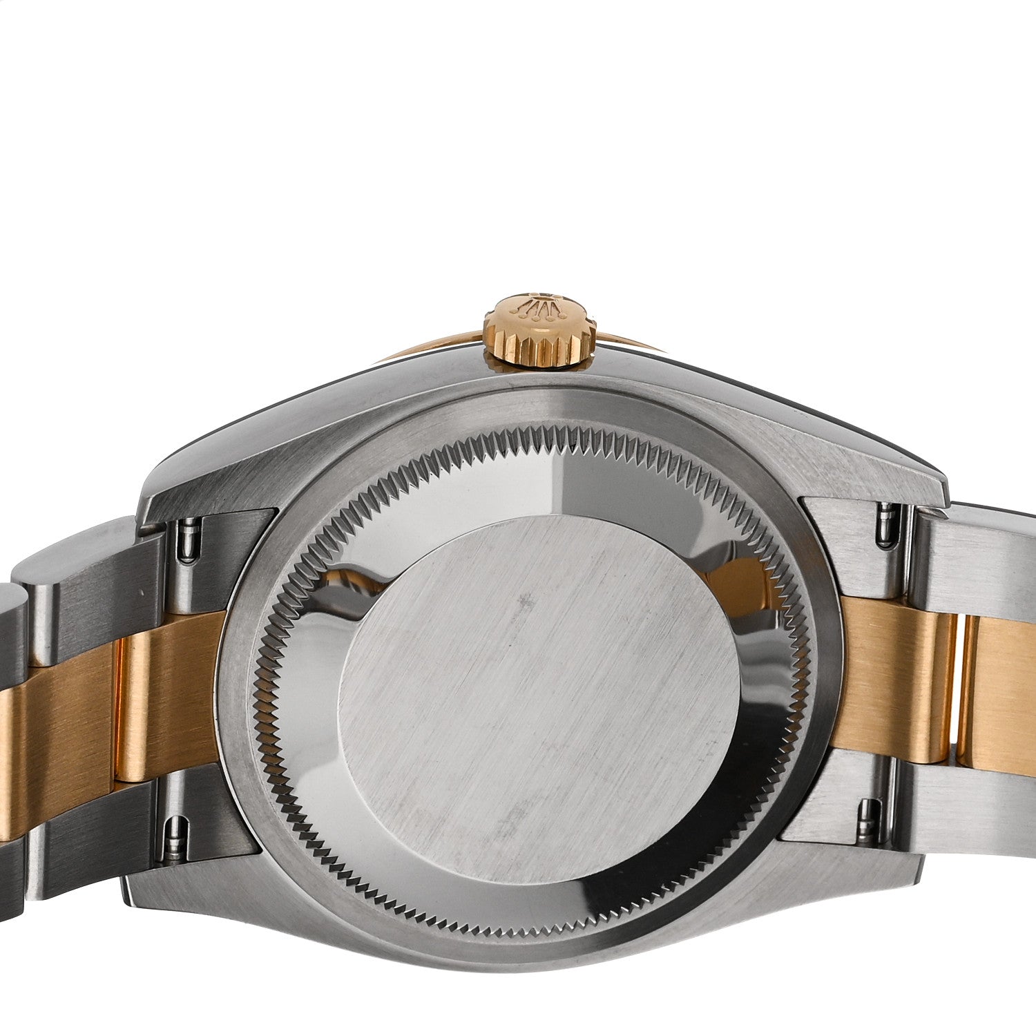 Rolex Stainless Steel 18K Yellow Gold Diamond 36mm Oyster Perpetual Datejust Watch Olive Green Roman 126233 4 of 5