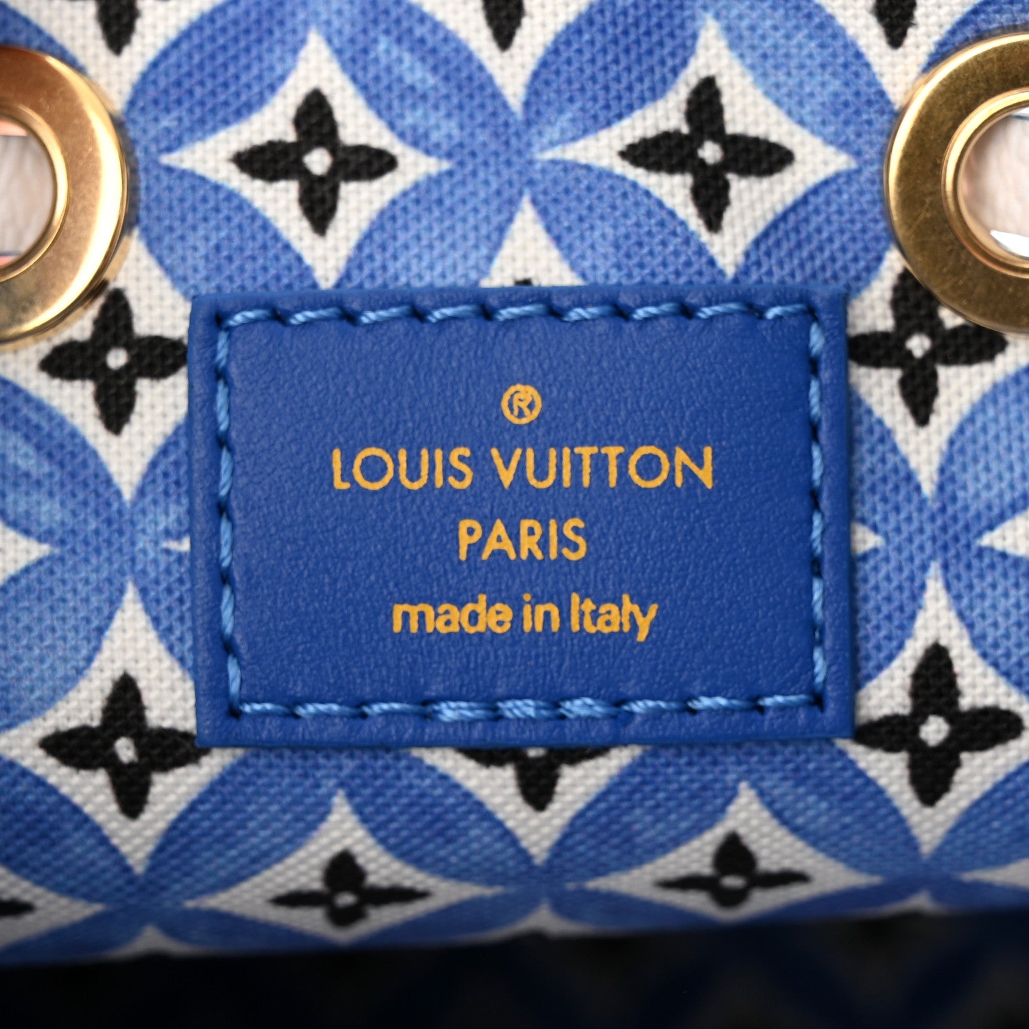 Louis Vuitton Monogram Giant By The Pool Neonoe BB Blue 6 of 9