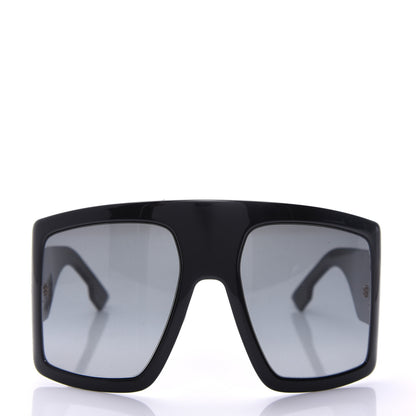Christian Dior Acetate DiorSo Light 1 Shield Sunglasses Black 2 of 7