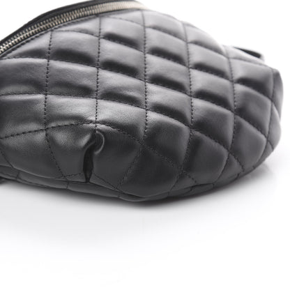 Chanel Lambskin Quilted Waist Belt Bag Black 5 of 11