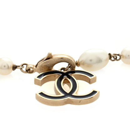Chanel Pearl Gripoix Enamel Camellia Belt Gold Multicolor 3 of 4