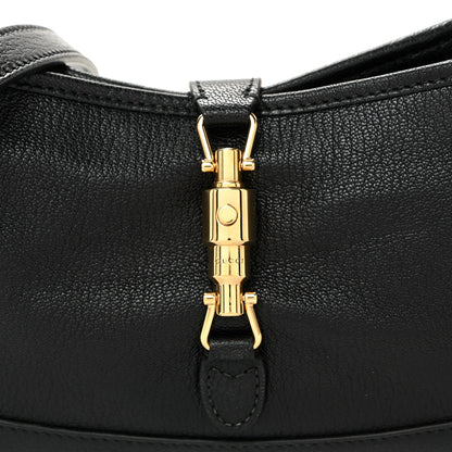 Gucci Goatskin Medium Slim Jackie Shoulder Bag Black 7 of 9
