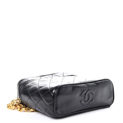 Chanel Lambskin Quilted Tassel Shoulder Bag Black 4 of 9