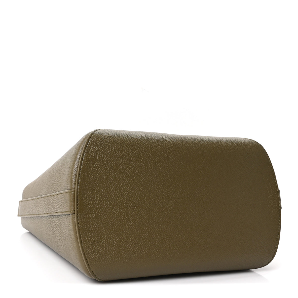 Christian Dior Grained Calfskin Medium Medaillon Bucket Bag Khaki 9 of 20