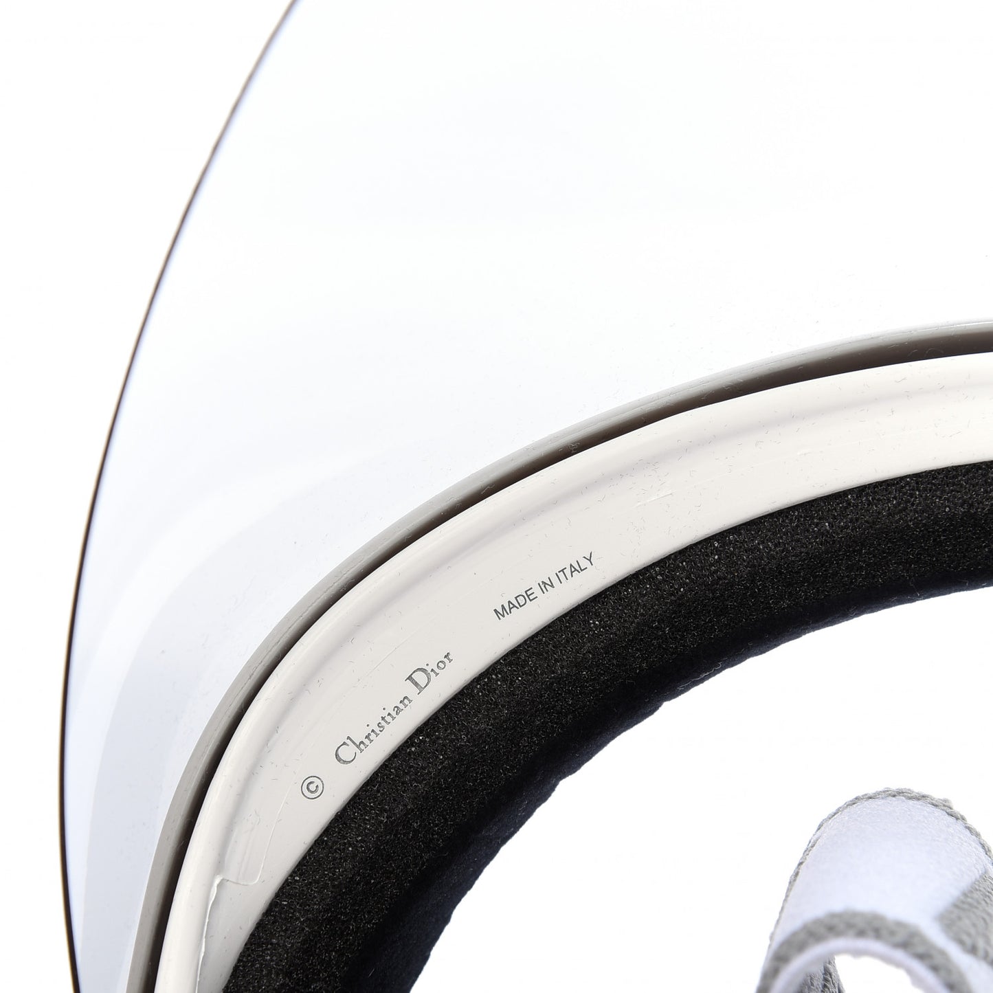 Mirrored DiorClub1 Sun Visor Grey