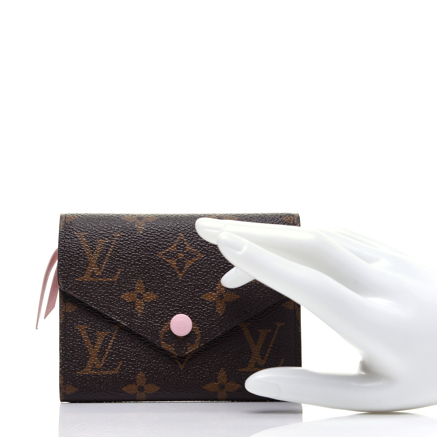 Louis Vuitton Monogram Victorine Wallet Rose Ballerine 2 of 8