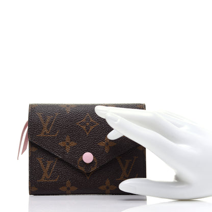 Louis Vuitton Monogram Victorine Wallet Rose Ballerine 2 of 8