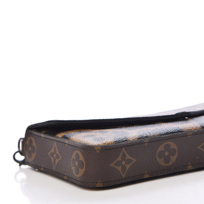Louis Vuitton Monogram Animal Print Pochette Felicie Chain Wallet 12 of 13