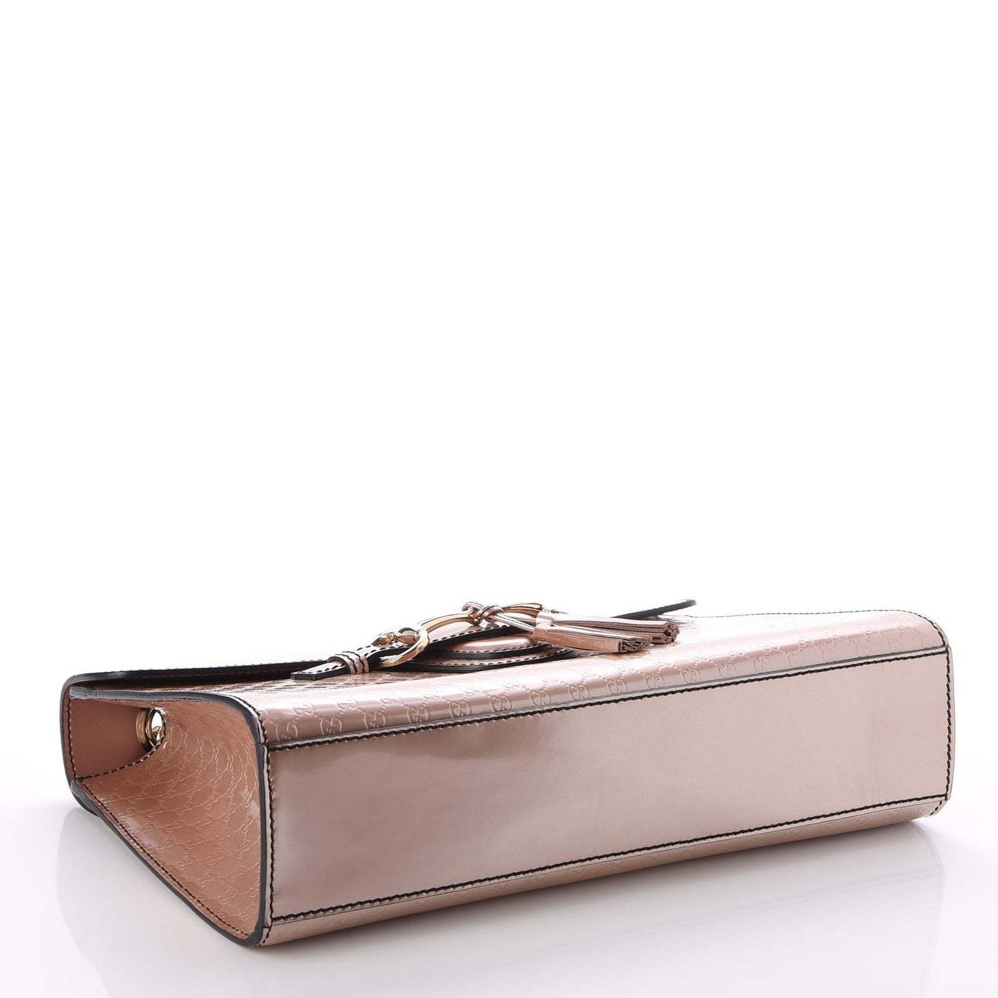 Shine Microguccissima Medium Emily Chain Shoulder Bag Dark Cipria
