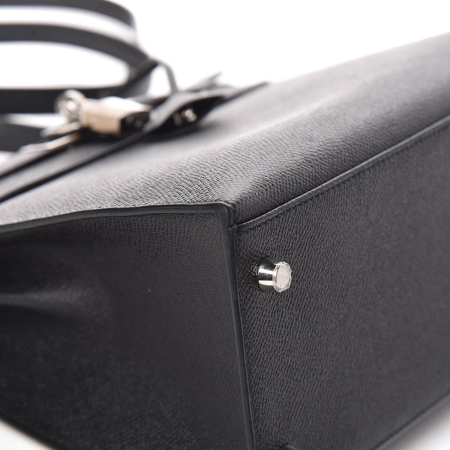 Hermes Epsom Kelly Sellier 28 Black 7 of 34