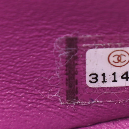 Chanel Lambskin Quilted Mini Rectangular Flap Blue Purple 7 of 10