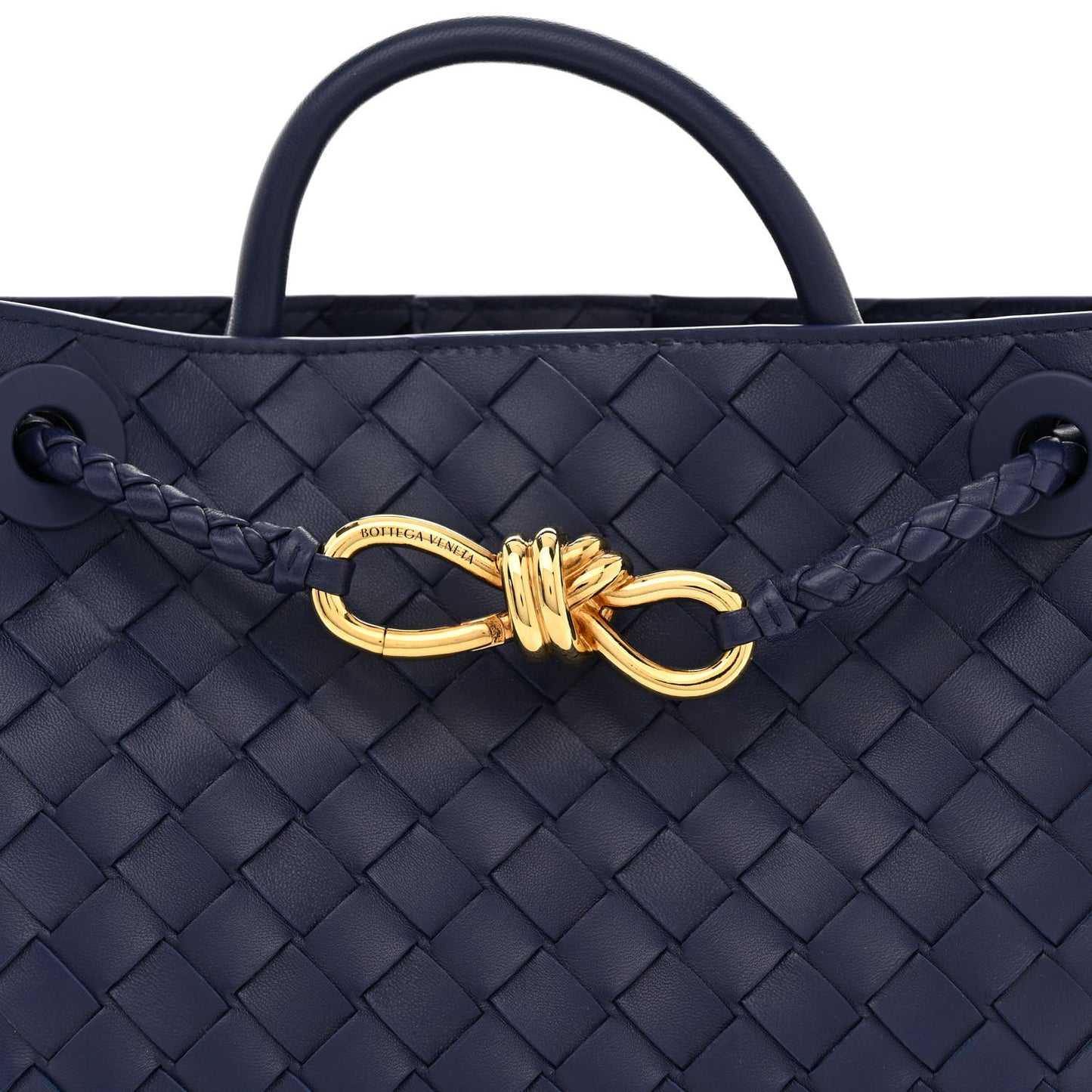 Nappa Intrecciato Small Andiamo Shoulder Bag Duke
