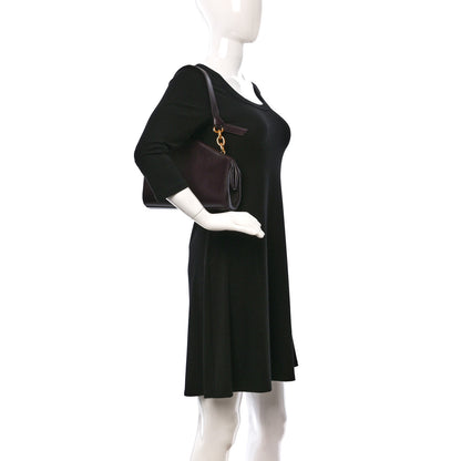 Bottega Veneta Nappa Angular Chain Knot Clutch Grape 2 of 8