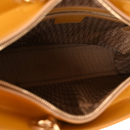 Christian Dior Patent Cannage Large Lady Dior Dark Beige 5 of 11