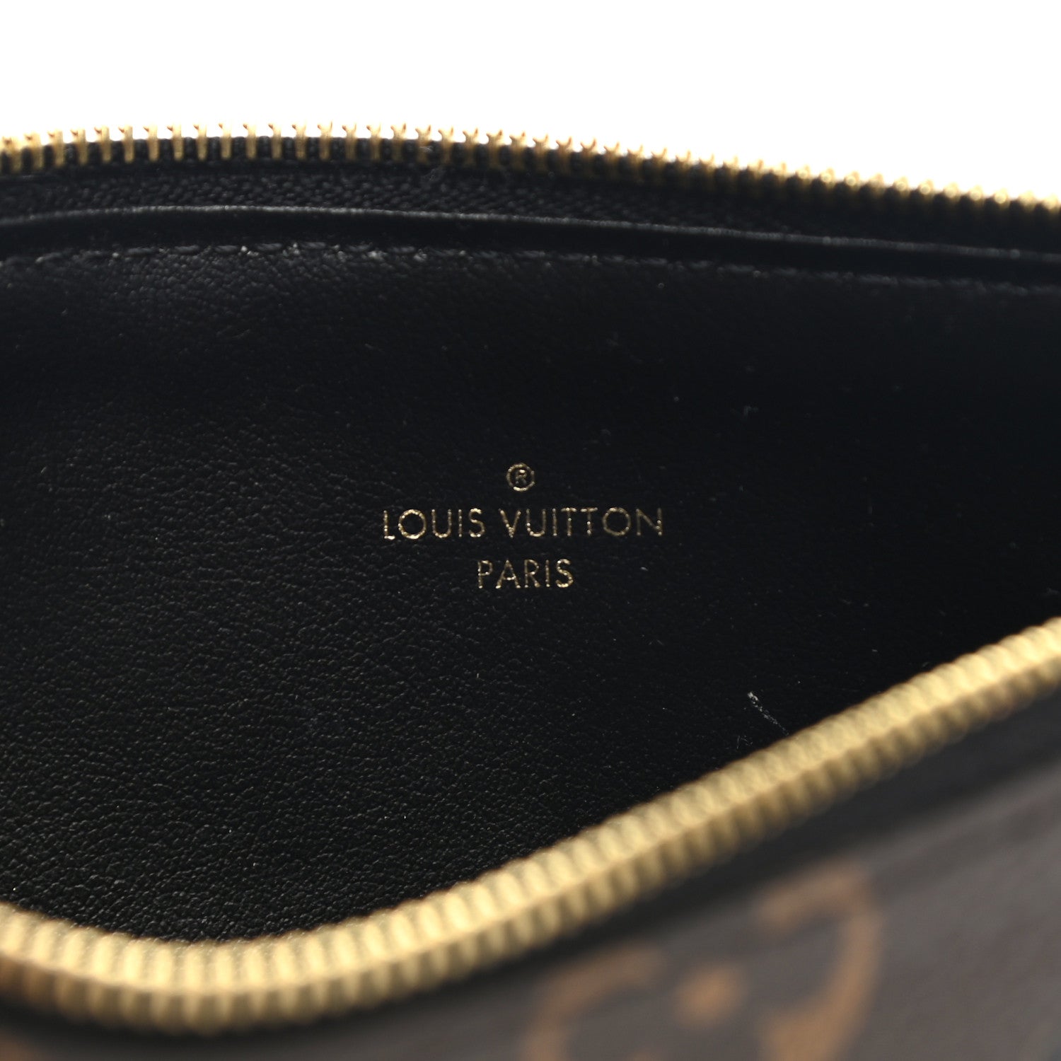 Louis Vuitton Monogram Blossom Felicie Chain Wallet Zippered Insert 6 of 10