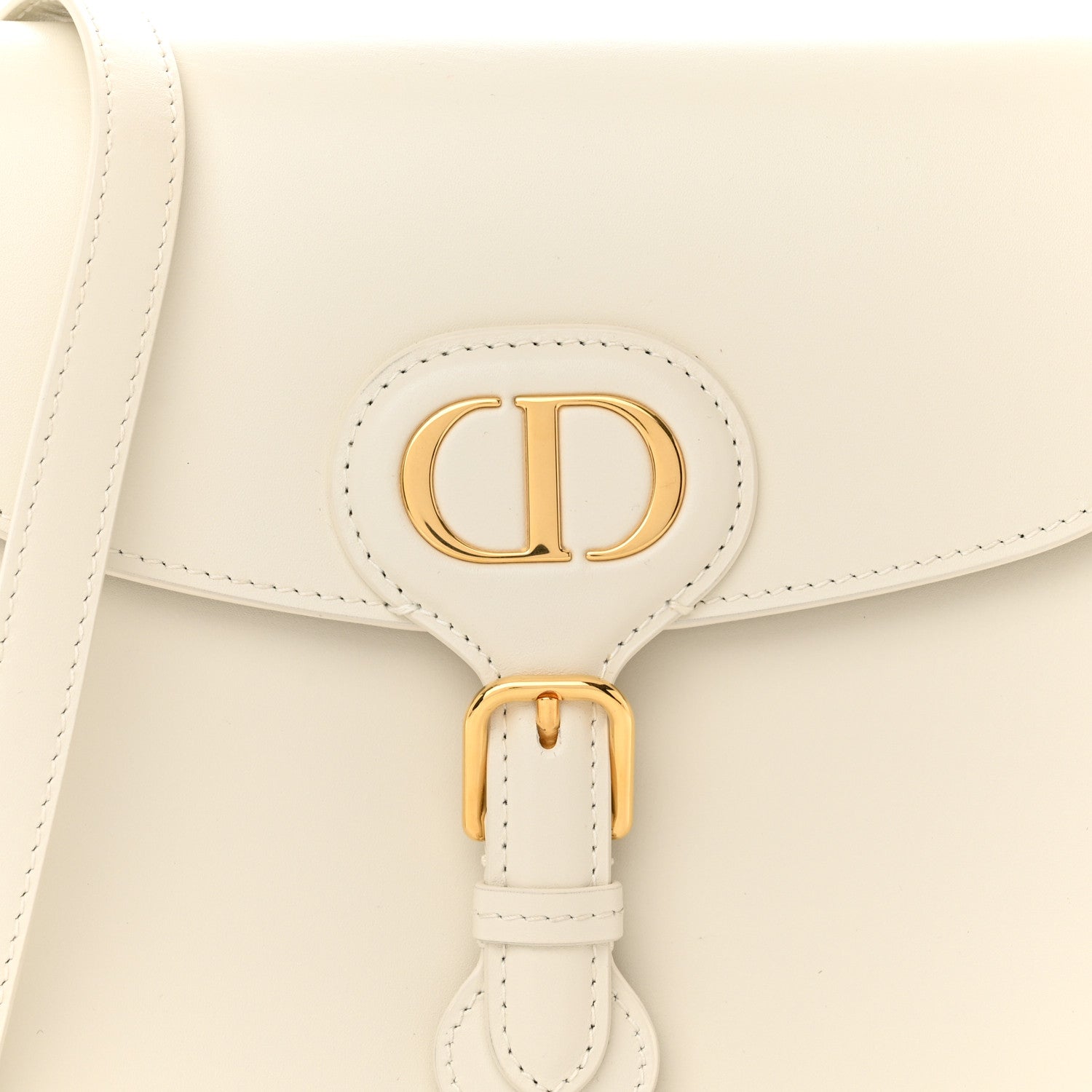 Christian Dior Box Calfskin Medium Bobby Frame Flap Latte 7 of 9
