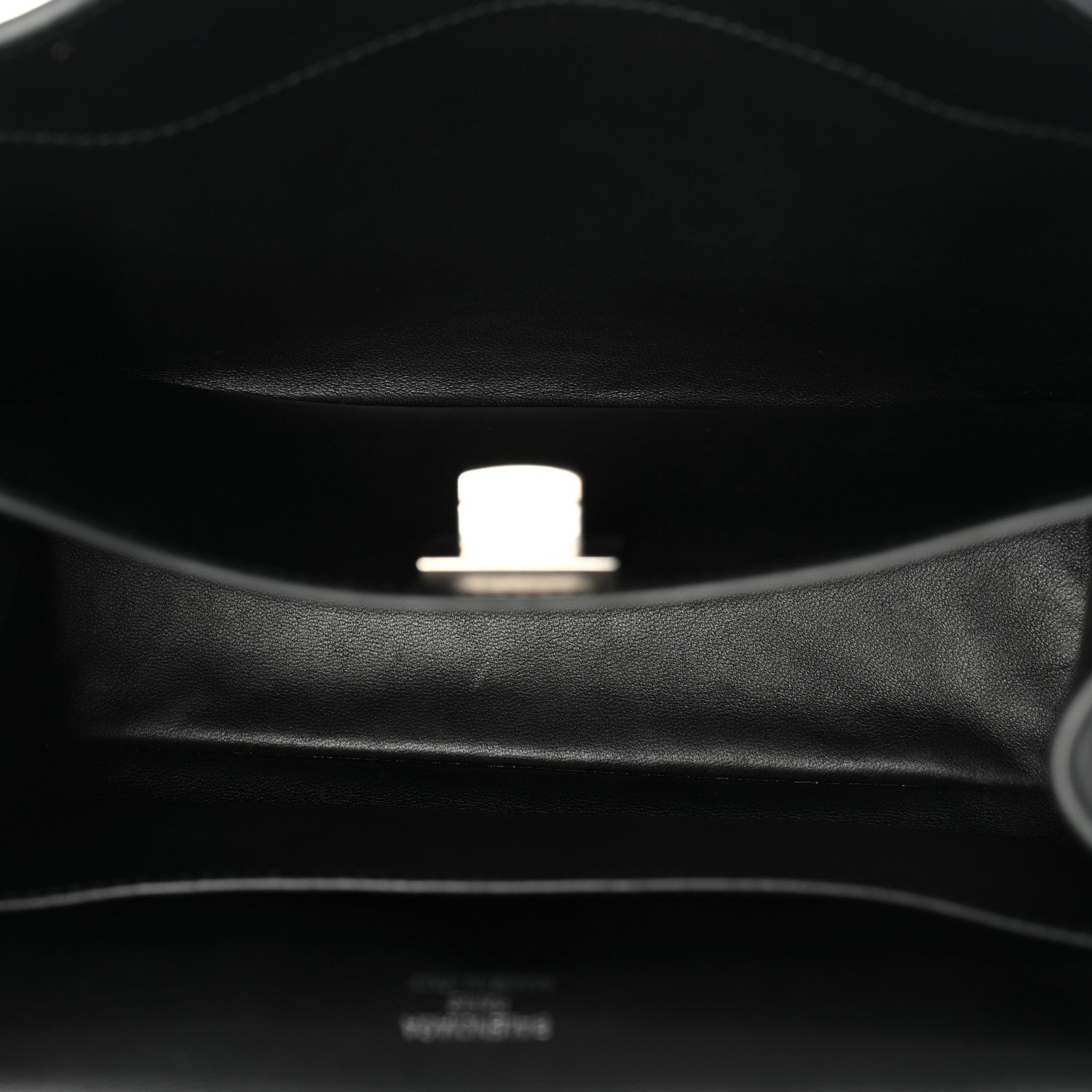 Balenciaga Natural Smooth Calfskin Mini Rodeo Top Handle Handbag Black 5 of 10