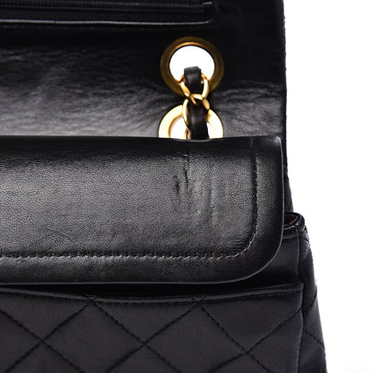 Chanel Lambskin Quilted Small Double Flap Black 10 of 24