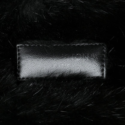 Louis Vuitton Shearling Monogram Giant Paseo Flat Comfort Mule 39 Black 7 of 9