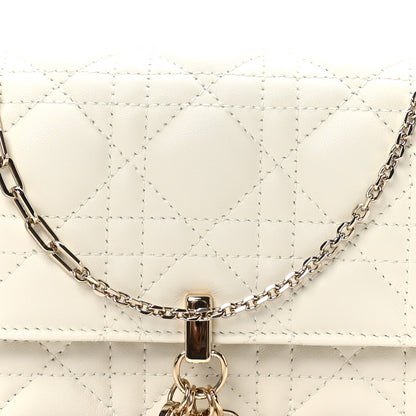 Christian Dior Lambskin Cannage Chain My Dior Daily Chain Pouch Latte 7 of 10
