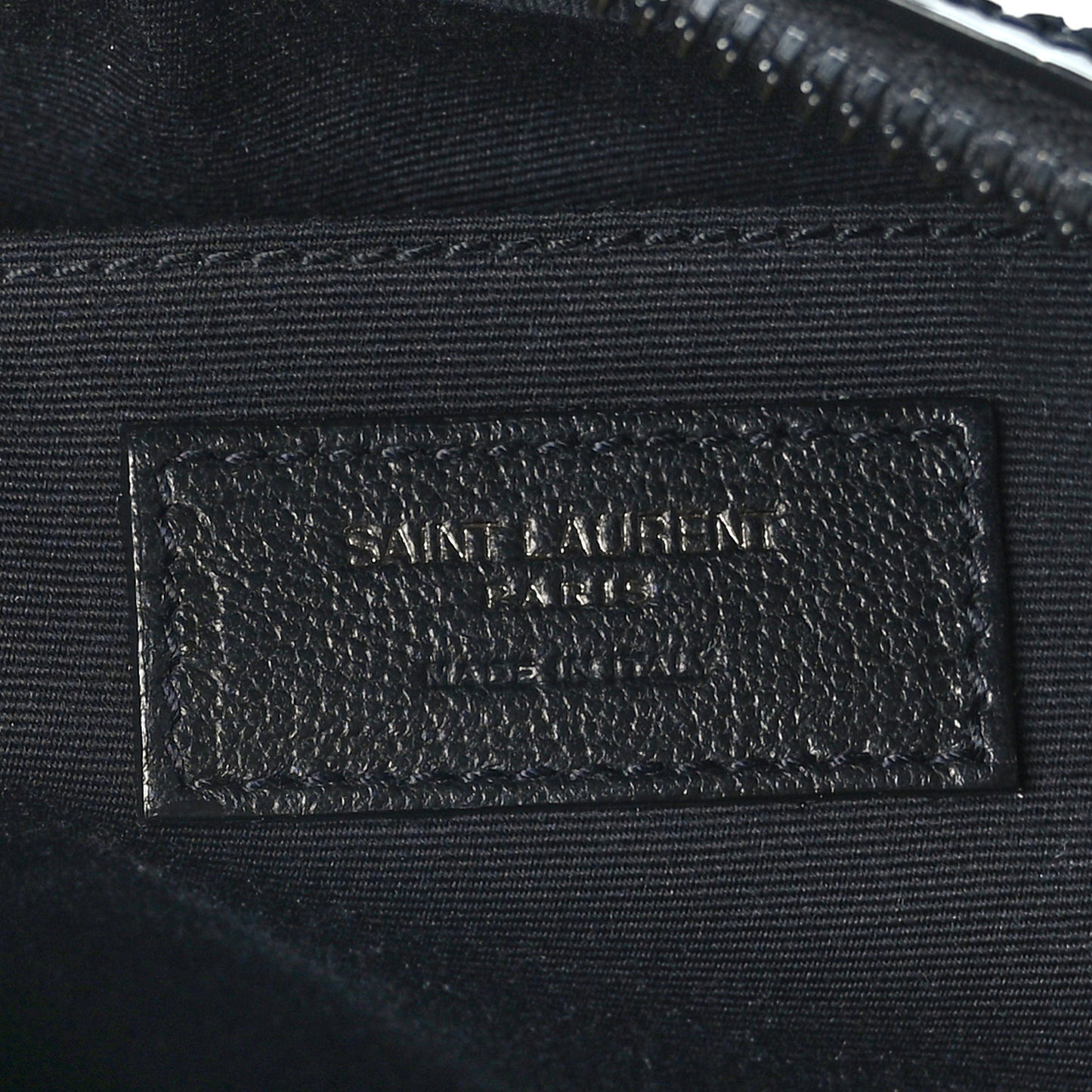 Patent Calfskin Matelasse Monogram Lou Camera Bag Black