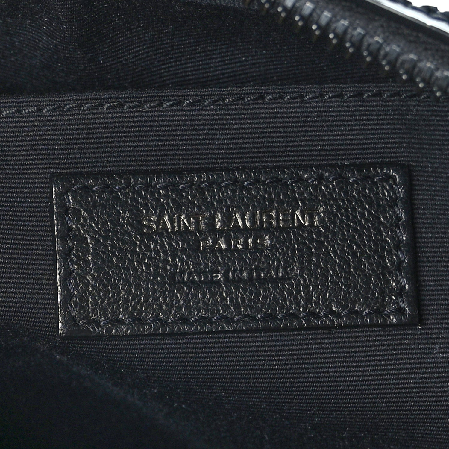 Saint Laurent Patent Calfskin Matelasse Monogram Lou Camera Bag Black 6 of 9