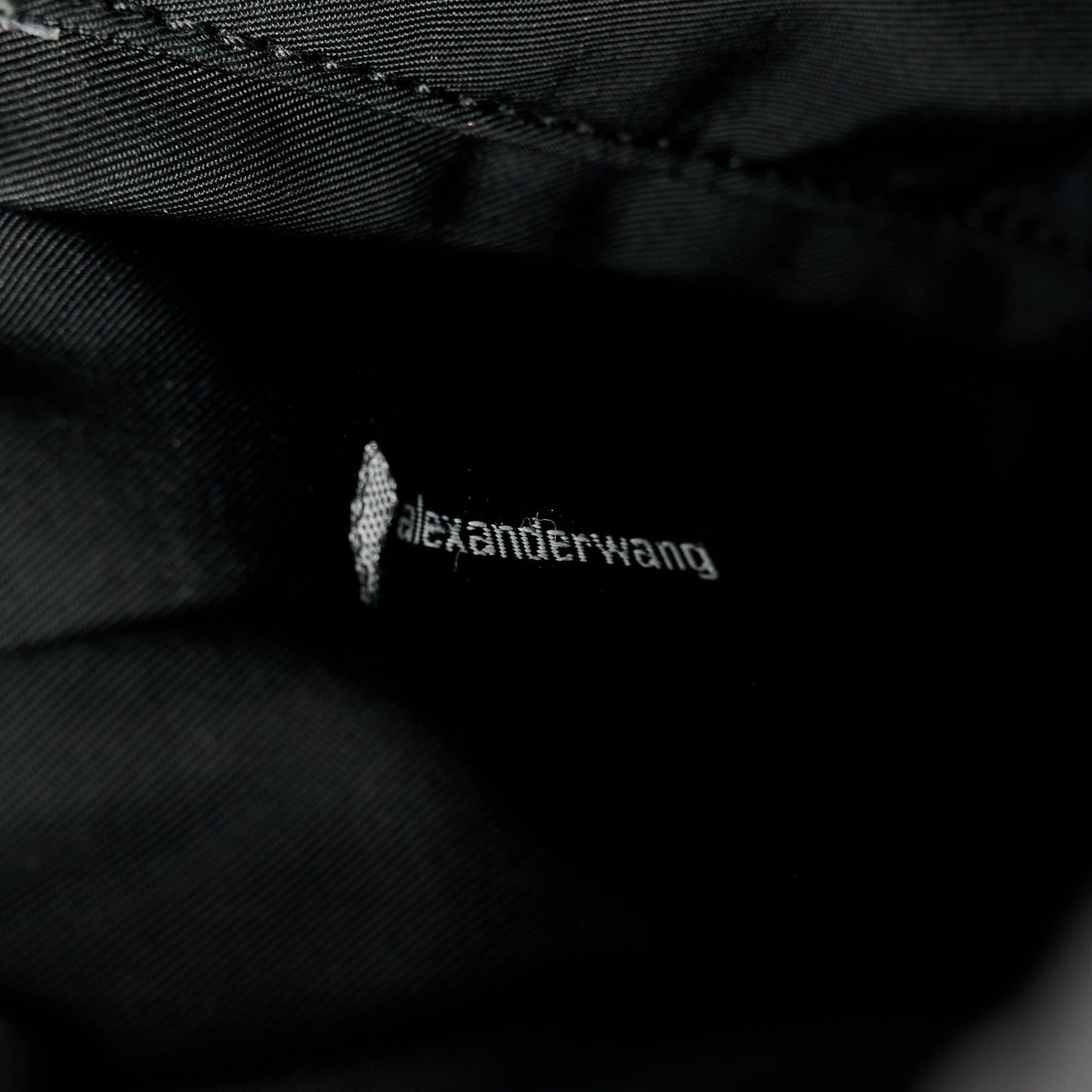 Lambskin Nylon Small Ryan Bag Black