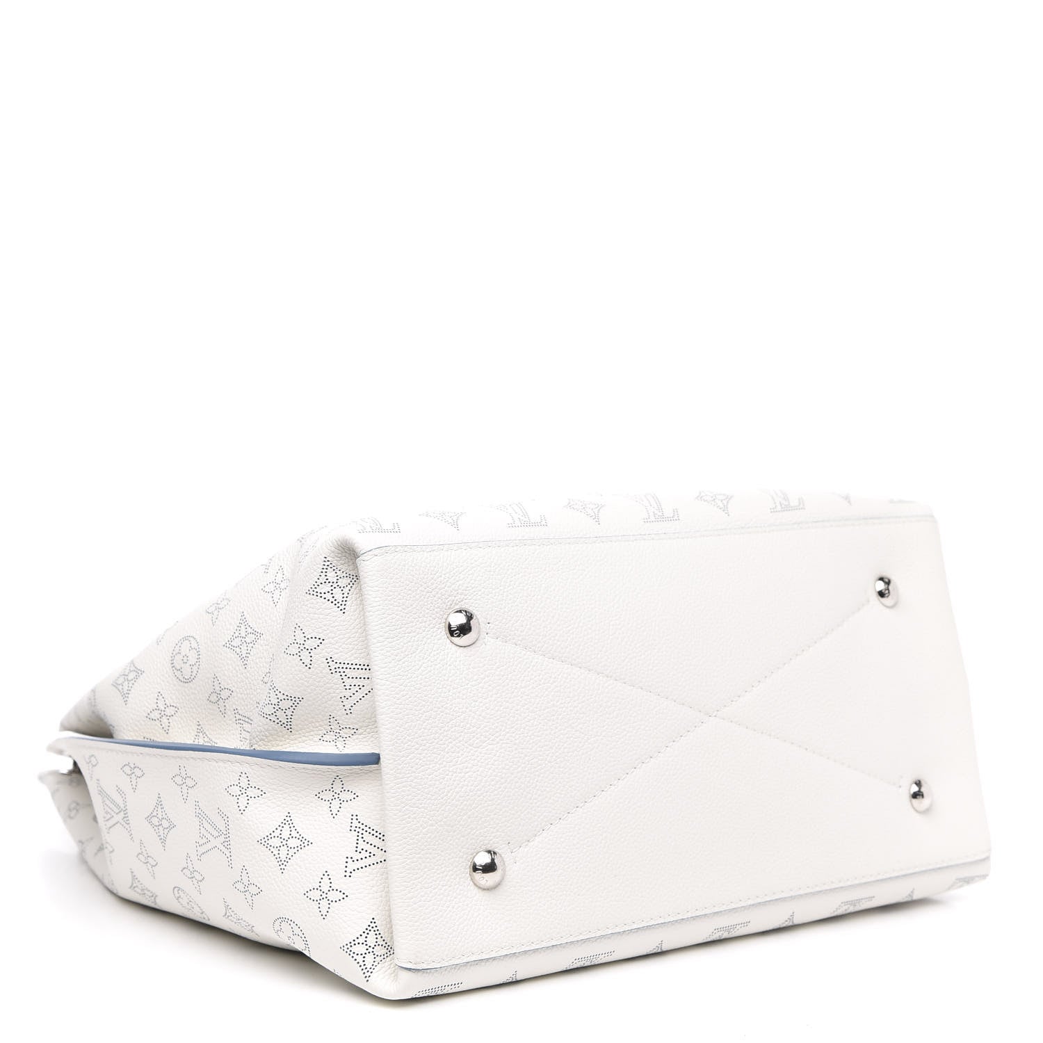 Louis Vuitton Mahina Carmel Hobo Snow 4 of 8