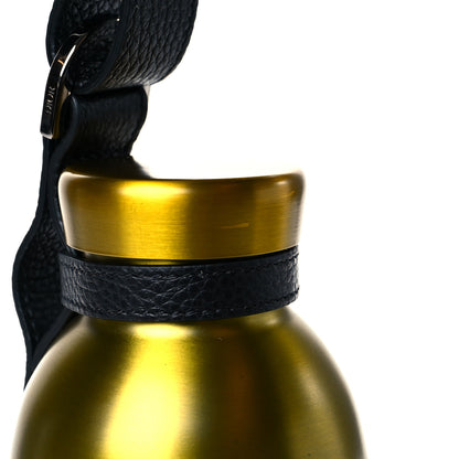 Christian Dior X SHAWN STUSSY Stainless Steel Grained Calfskin Aqua Bottle With Strap Multicolor Green Black 7 of 7
