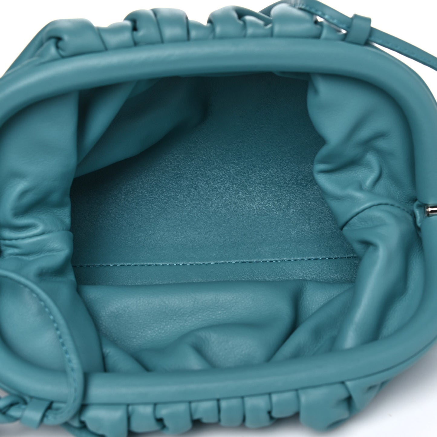 Butter Calfskin The Mini Pouch Linoleum