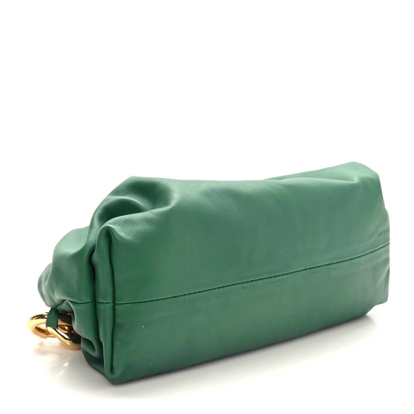 Calfskin The Pouch Chain Racing Green