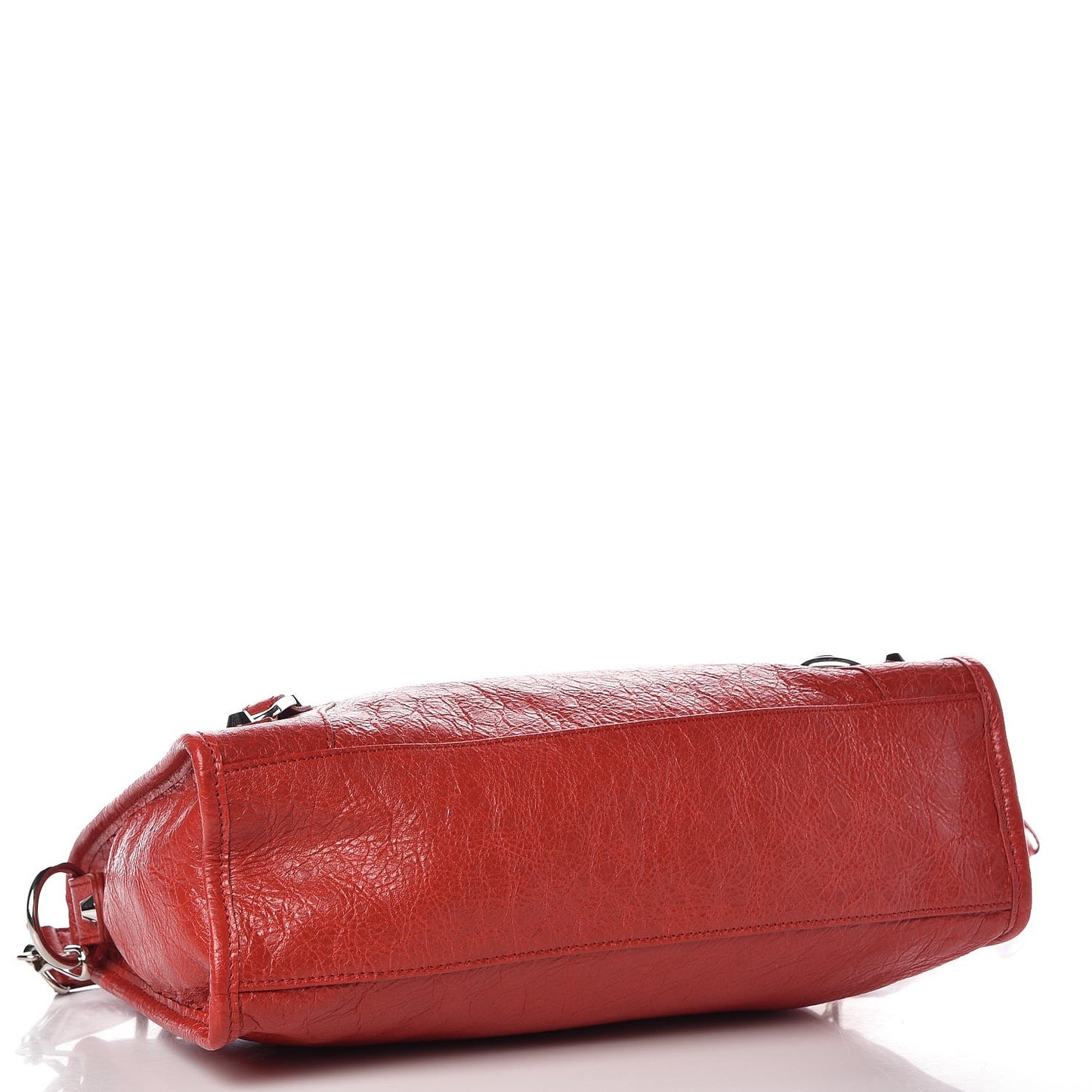 Agneau Classic Silver Hardware S City Rouge Groseille