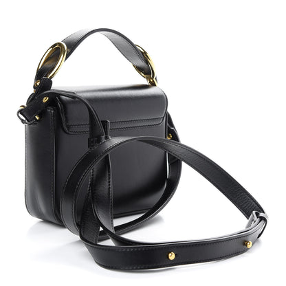 Chloe Shiny Calfskin Suede Mini C Double Carry Black 2 of 9