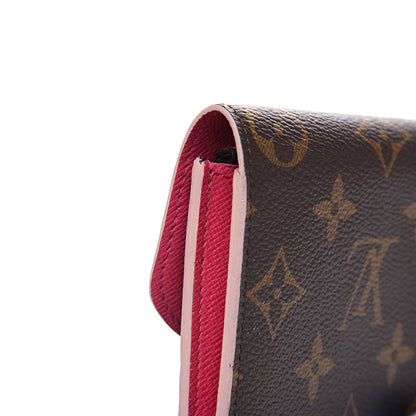 Louis Vuitton Monogram Bloom Flower Emilie Wallet 7 of 7