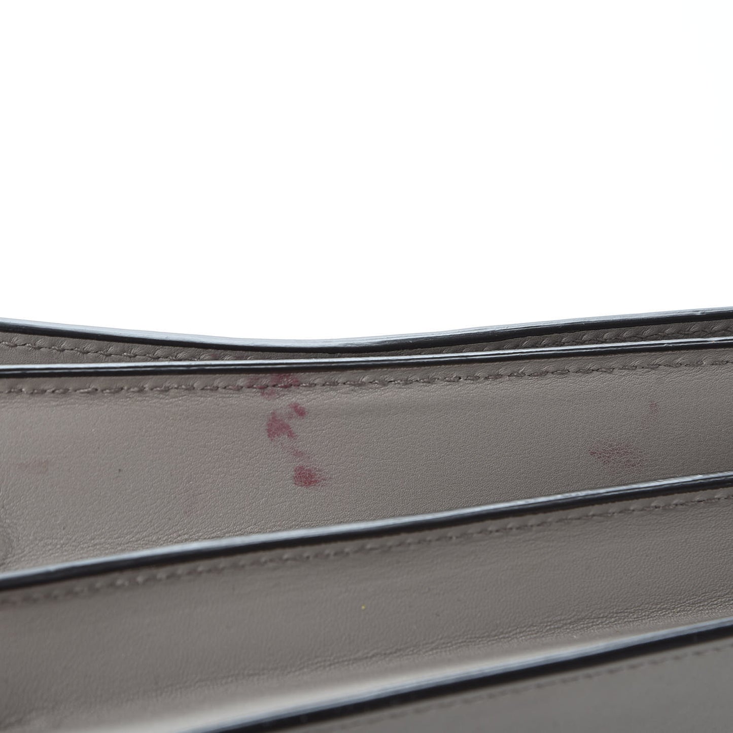 Calfskin Lady Bamboo Shoulder Bag Grey