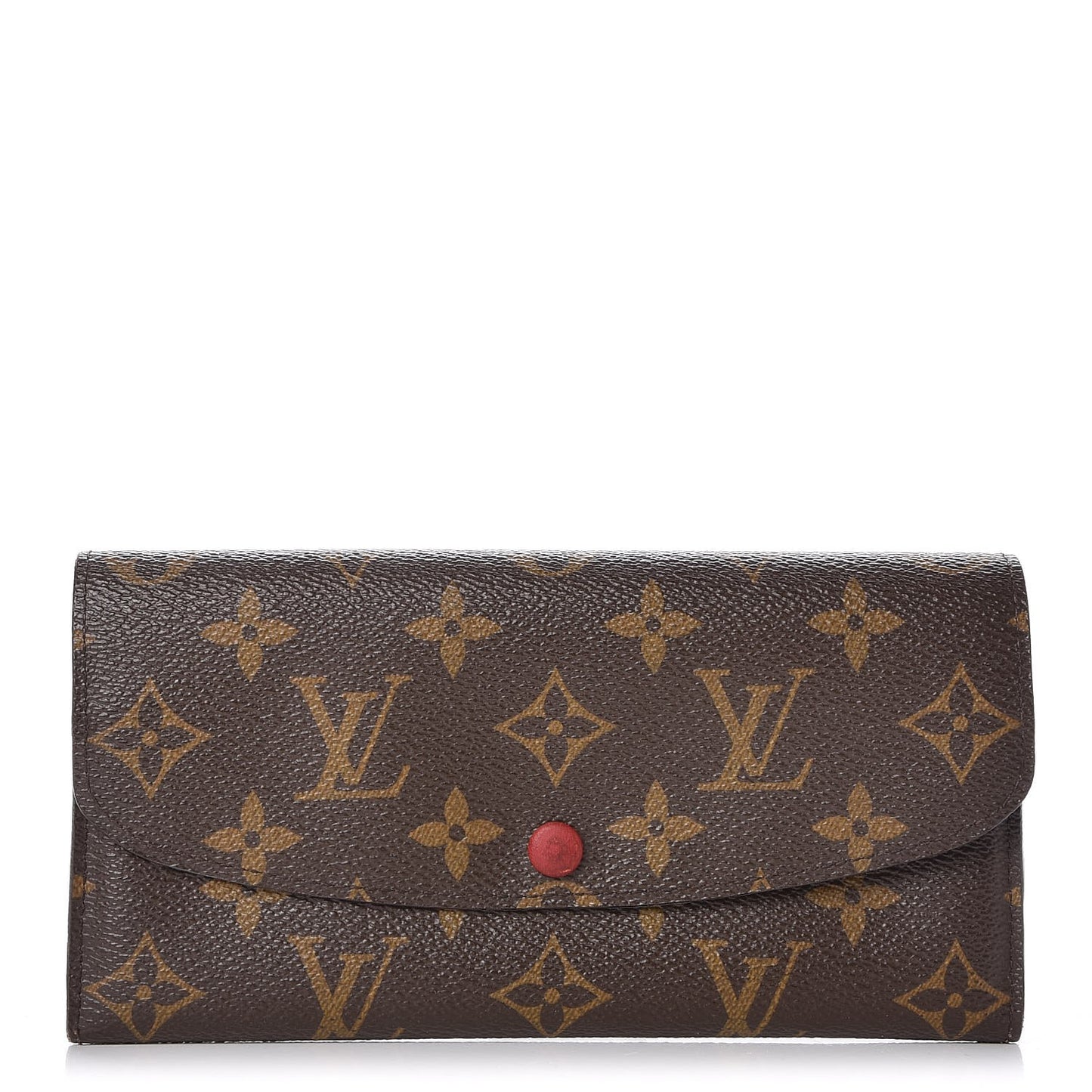Monogram Emilie Wallet Red