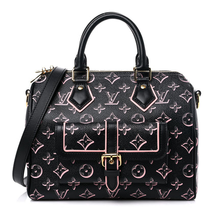 Louis Vuitton Monogram Fall for You Speedy Bandouliere 25 Black 1 of 8