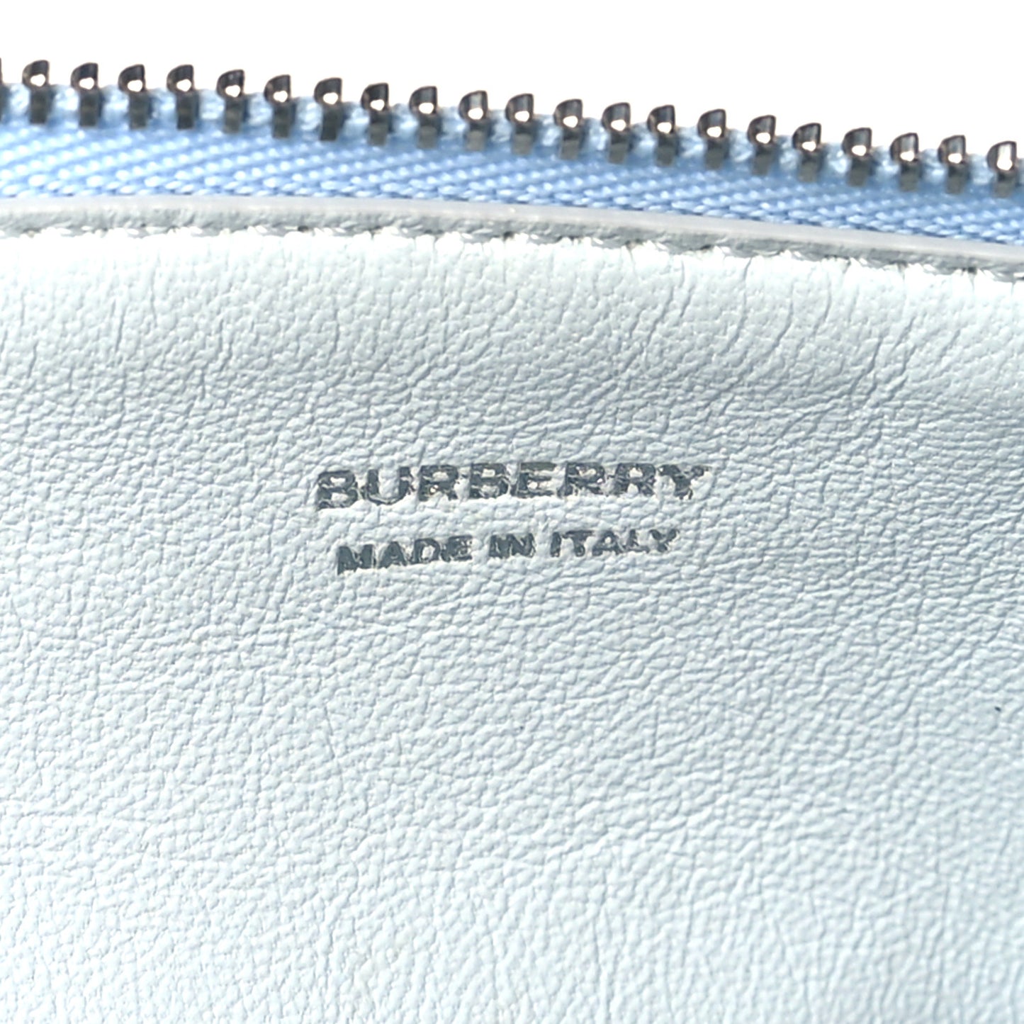 Smooth Calfskin Mini Double Olympia Pale Blue